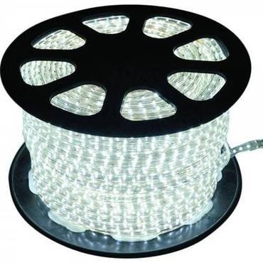 كرتون 2 لفه شريط ليد 50 متر لون ابيض خطين