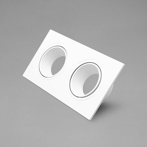 3 حبات اطار سبوت لايت ضد التوهج مجوز خلية ابيض مع...