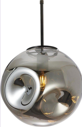 انارة تعليق زجاجية اسود 200 سم CY-56