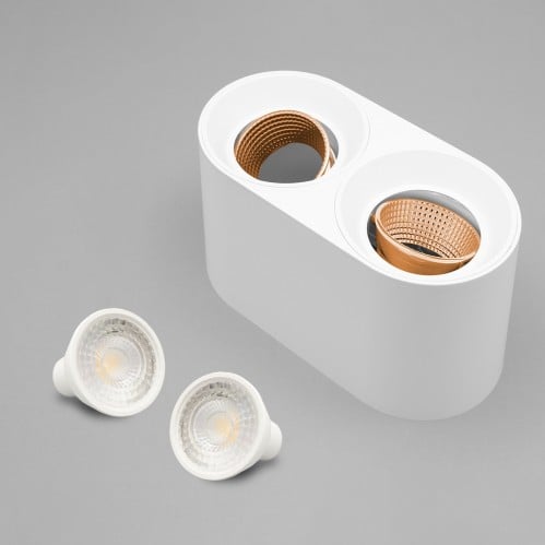 لمبة سقف سلندر دائري مجوز ابيض كروم ذهبي مربعات ضد...