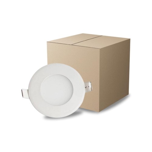 كرتون 50 حبه بانل داخلى 7سم - 5 وات - ابيض ثلجي