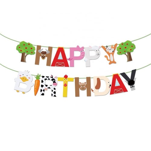 لافتة عيد ميلاد فارم