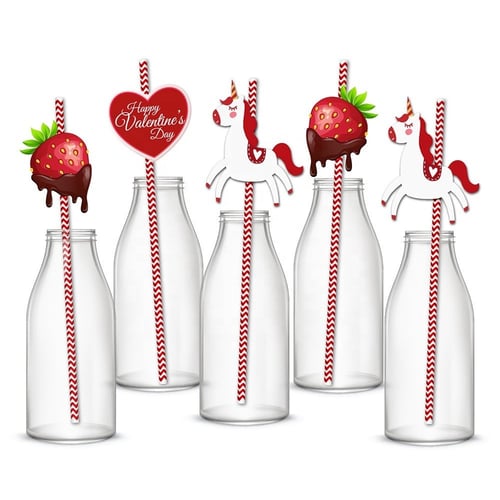 مصاصات حفلات يوم الحب