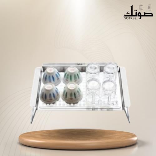 كرسي تنشيف بيالات صغير ستيل 33*21*16.2