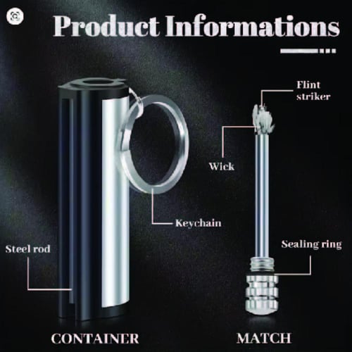 قداحة شرار ميداليه قباس نار خفيف الوزن جدا وعملي و...