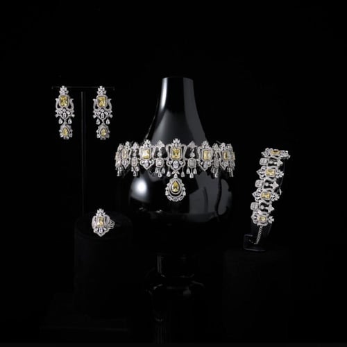 طقم مخنق تصميم هندي