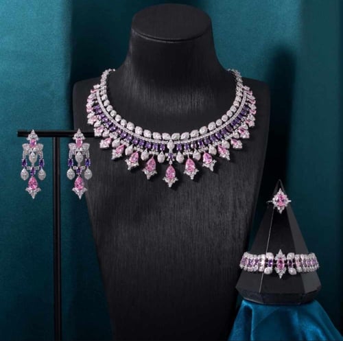 طقم بديل الماس تصميم اوروبي