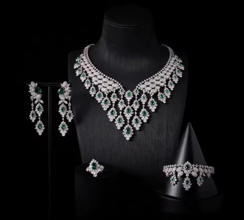 طقم بديل الماس كبير (عدة الوان)