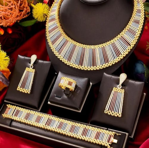 طقم تصميم رولكس (ذهبي - فضي)