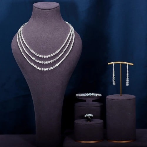 طقم تصميم تنس ٣ ادوار فضي