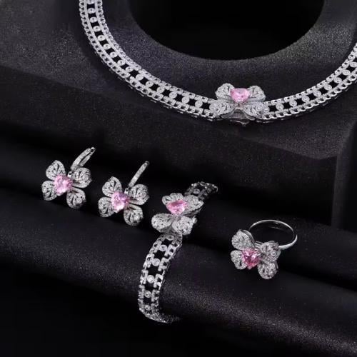 طقم فضة 925 الفراشة