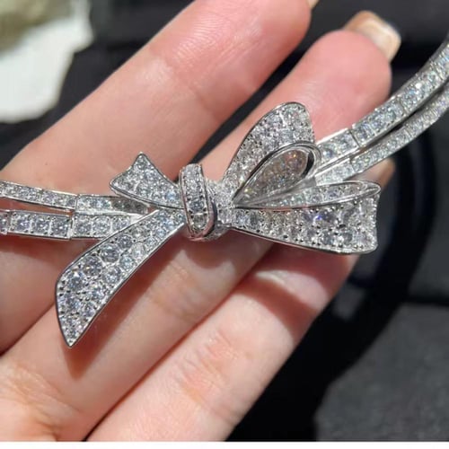 عقد و اقراط فضة 925 تصميم graff