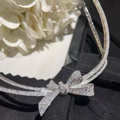 عقد و اقراط فضة 925 تصميم graff