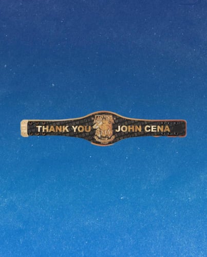 حزام جون سينا الاعتزالي Thank you Cena Mini-belt