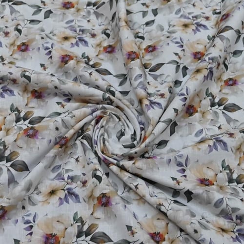 قماش لينن مشجر