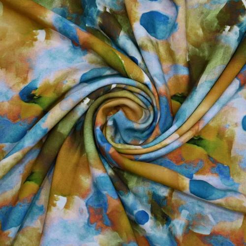 قماش فسكوز ملون