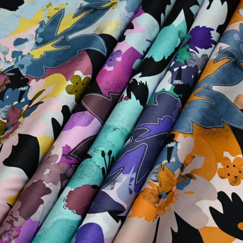 قماش قطن نسائي مشجر