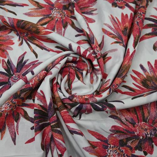 فسكوز بنقشة أزهار برية