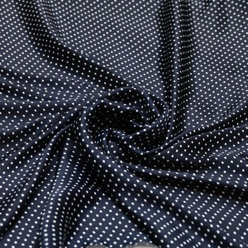 قماش حرير بنقط صغيرة جدا