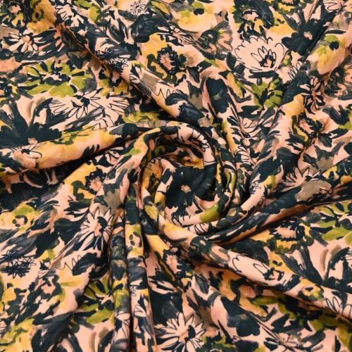 قماش فسكوز مشجر ناعم