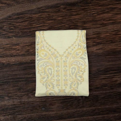 قماش كريب مخور مطرز