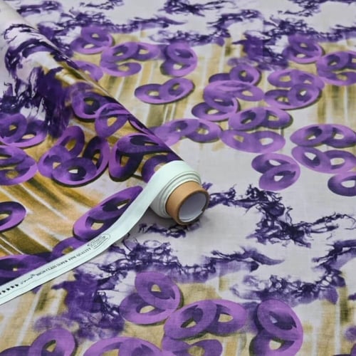 أقمشة قطن شربت متنوعة