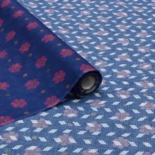 قماش بوال نقشة زهور منقطة