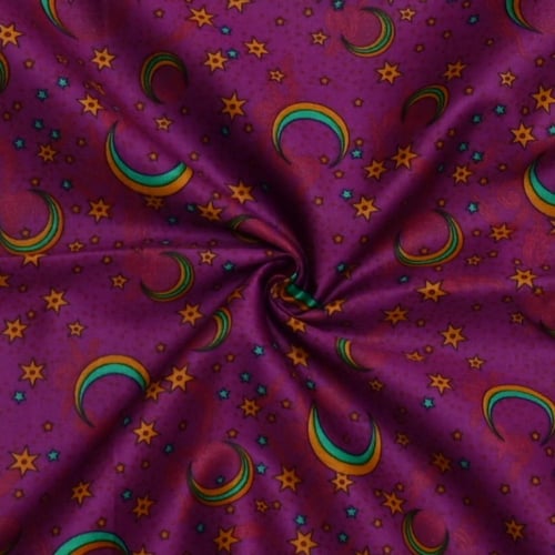 قطن العمودي بنقشة نجوم وهلال رمضان