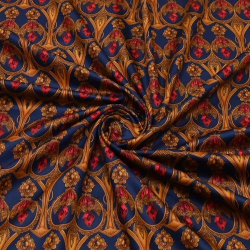 قماش قطن العمودي نقشة بوهيمية