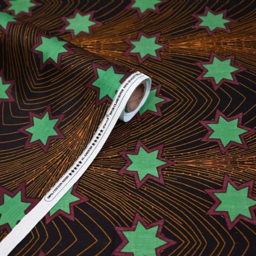 قماش قطن العمودي - النجمة