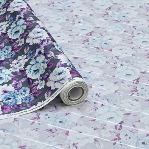 قماش قطن زري نقشة عبق الزهر