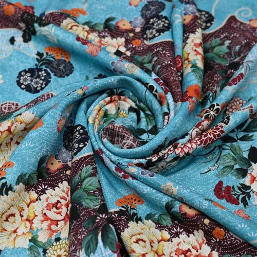 قماش فسكوز تصميم فريد خلفية سماوية