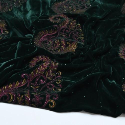 قماش قطيفة مخمل مفصص