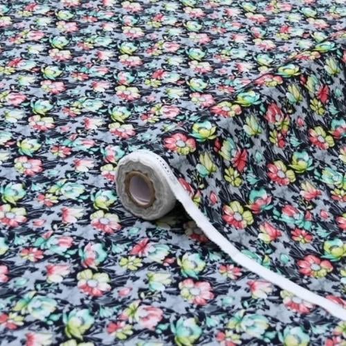 قطن ليبرتي نسائي زهور متوهجة