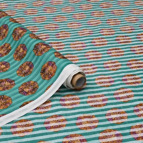 قطن العمودي برسمة نجمة الزينة