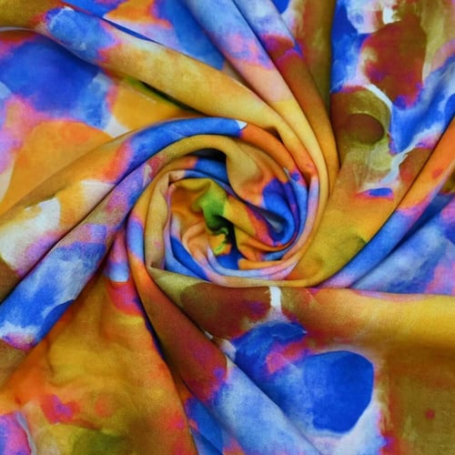 قماش فسكوز ملون