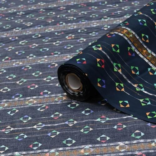 قماش أبوال مزراي نقشة إيقاع هندسي