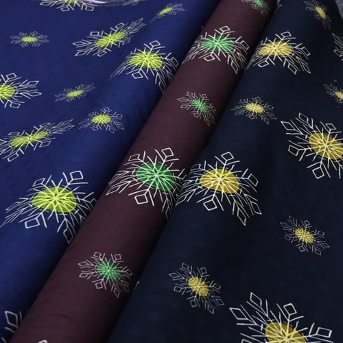 قماش بوال نقشة النجمة المتلألئة