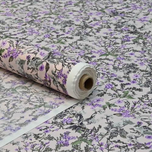 قماش قطن ياباني نسائي مشجر بألوان جذابة