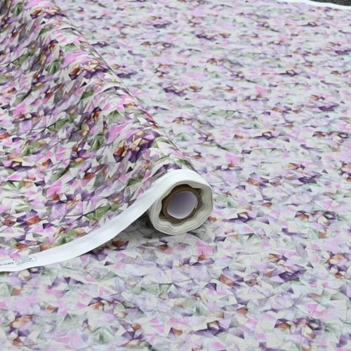 قماش قطن شربت بنقشة فسيفساء الربيع