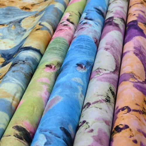 قماش شربت بنقشات حجرية