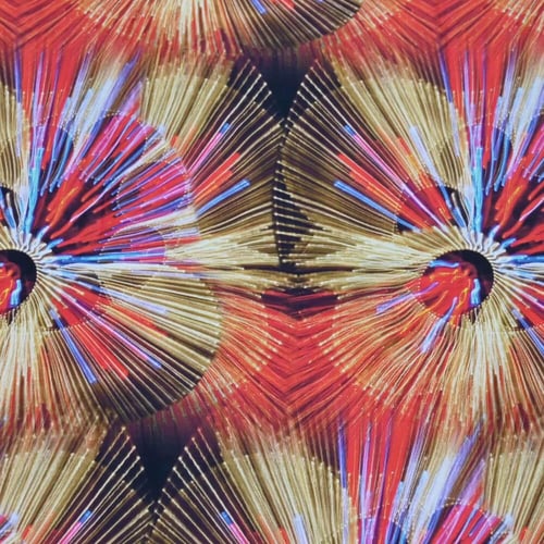 قماش فيسكوز هندسي