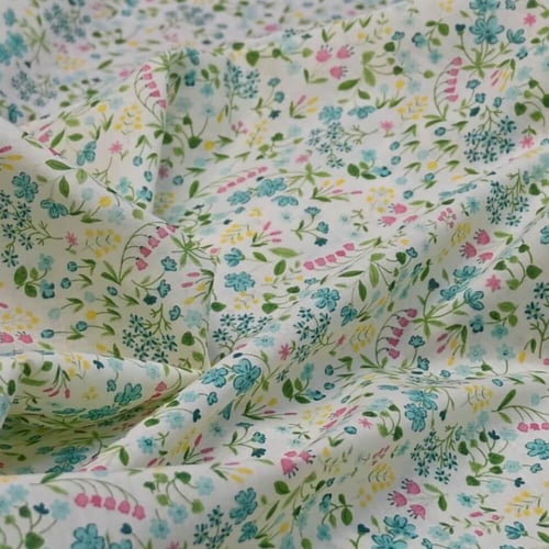 قماش قطن الأزهار الياباني شربت