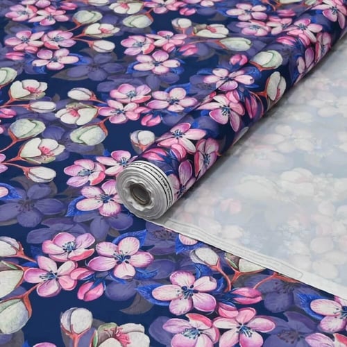 قماش حرير جاكار مُشجّر