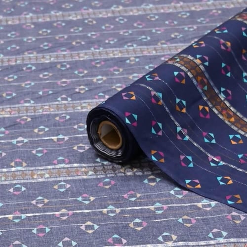 قماش أبوال مزراي نقشة إيقاع هندسي