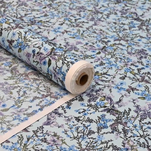 قماش قطن ياباني نسائي مشجر بألوان جذابة