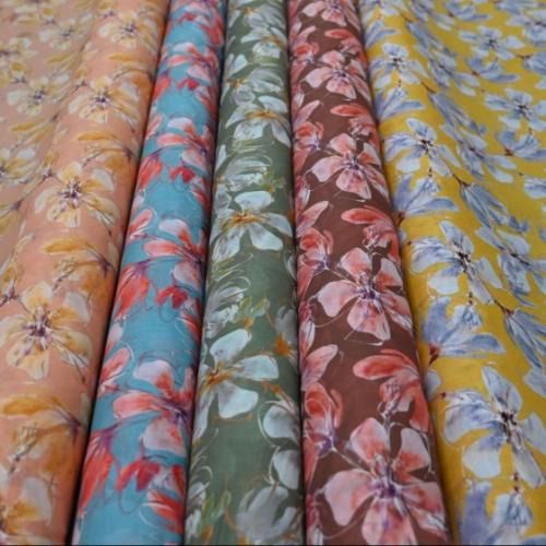 قطن شربت ألوان مشجرة