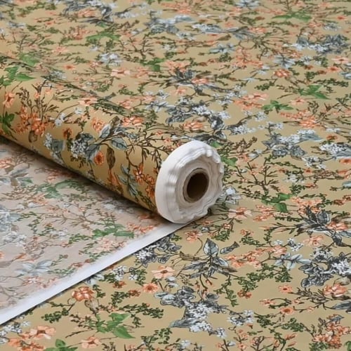 قماش قطن ياباني نسائي مشجر بألوان جذابة