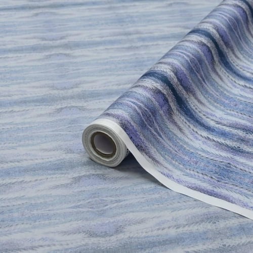 قطن العمودي رسمة تموجات ملونة ناعمة