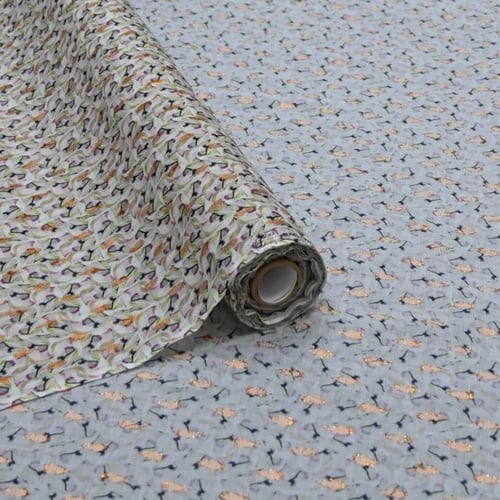 قماش بوال بنقشة بتلات الأنوثة